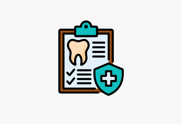 Icône de gencive et maladie dentaire